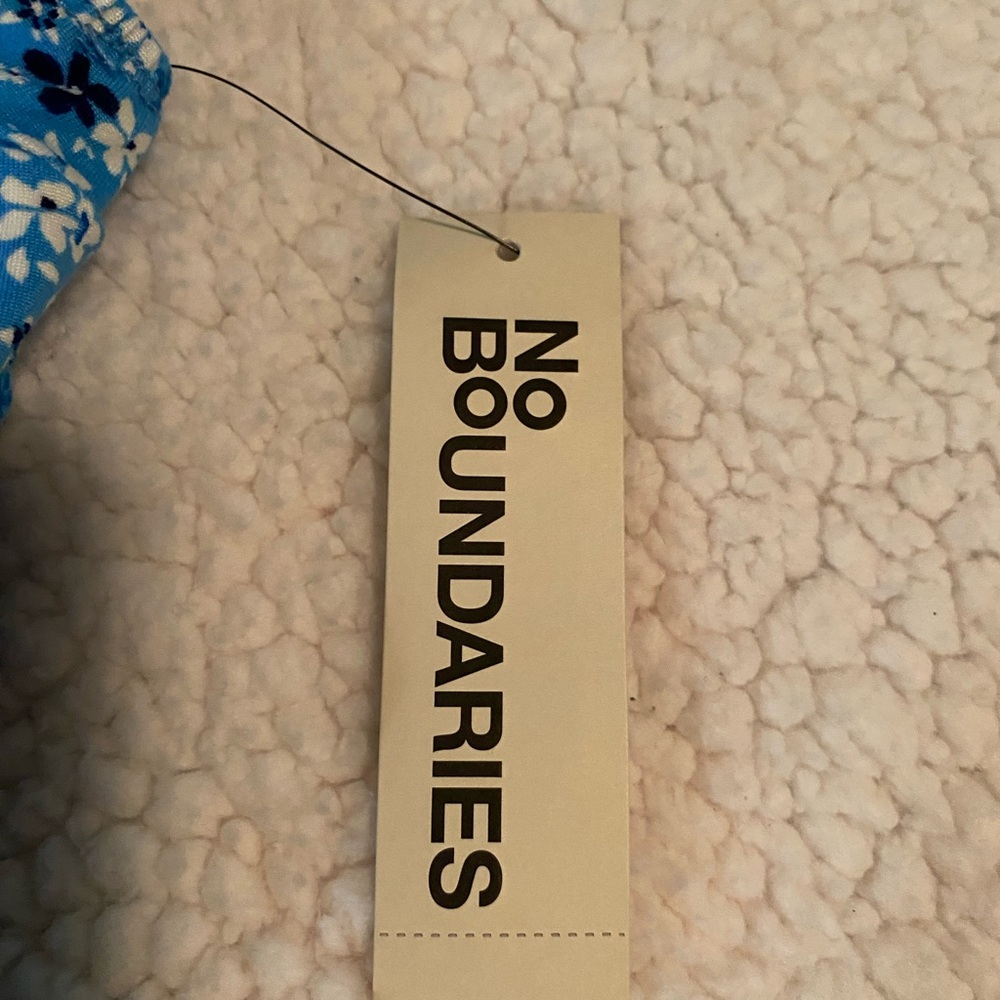 No Boundaries Blue Peasant Dress XL NWT - Picture 5 of 6